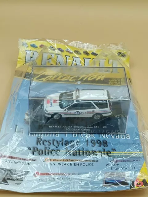 1/43 Renault Laguna Break Nevada RXE "Police" 1998 Universal Hobbies UH M6