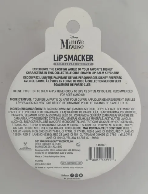 Lip Smacker Disney Minnie Mouse Lip Balm - Joyful Cotton Candy 2