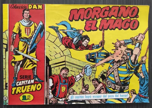 TBO EL CAPITÁN TRUENO. Morgano el mago (año 1956) (Colección original DAN)