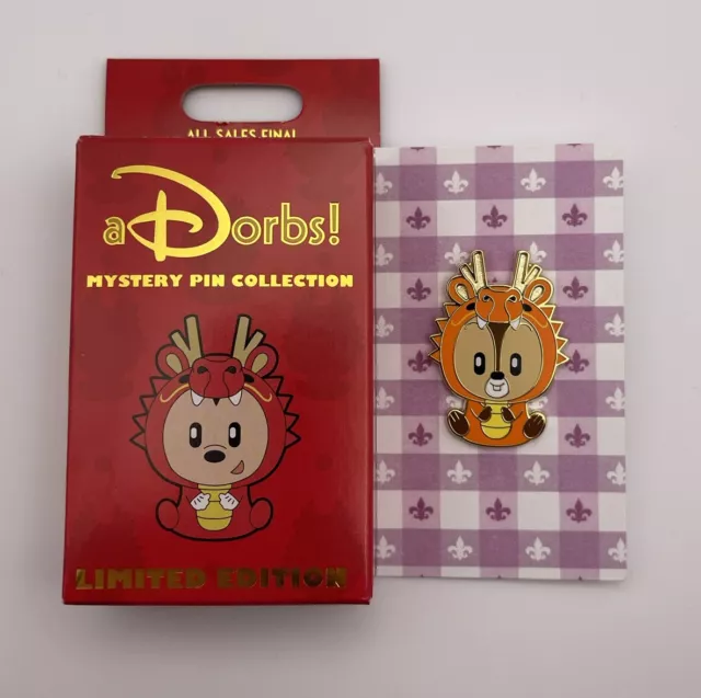 Disney WDI MOG Chinese New Year of the Dragon 2024 Chip aDorbs! Mystery Pin