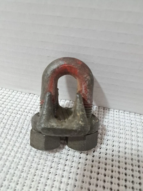 Vintage Genuine Crosby Wire Rope Clamp 5/8" X 1 1/2"