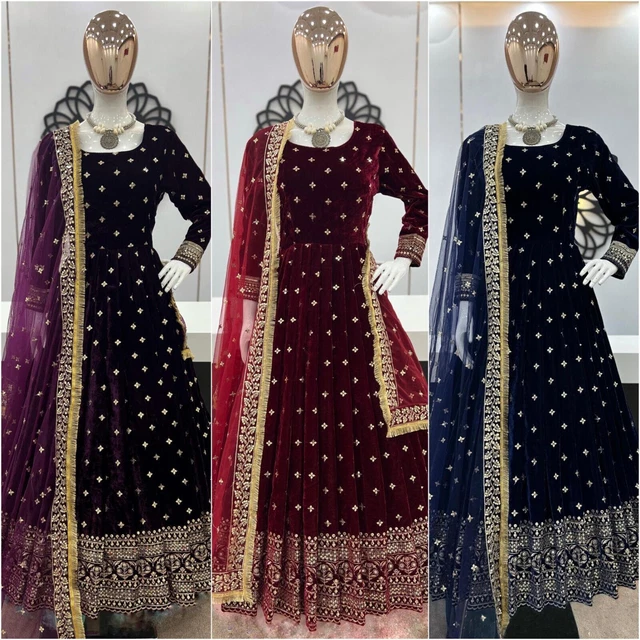 Abito Salwar Kameez Pakistano Indiano Wedding Party Wear Abito Abito...