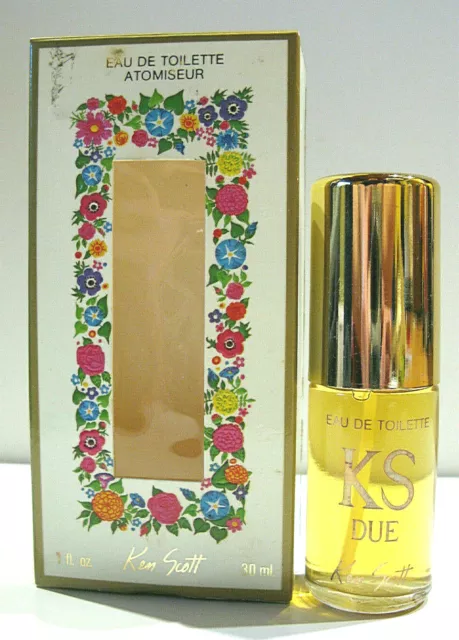 Vintage Profumo Donna Ken Scott Ks Due 30Ml Spray Eau De Toilette Pour Femme