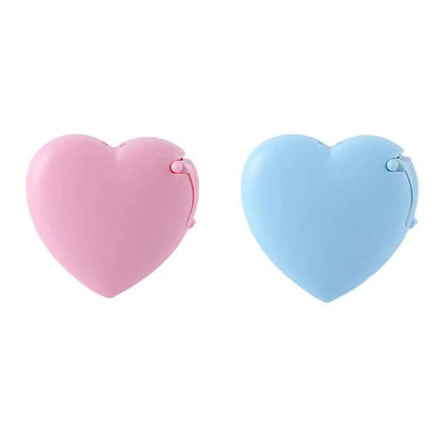 2 Pieces Tape Dispensers Heart Shape Tape Dispensers Invisible Tape Cutter