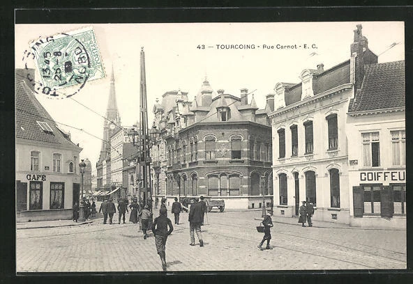 CPA Tourcoing, Rue Carnot