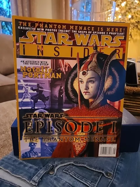 Star Wars Insider Episode 1, The Phantom Menace Magazine W/Natalie Portman. Euc