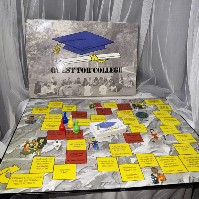 2005 COLEMAN’S QUEST For College Board Game RARE AVID teaching College ...