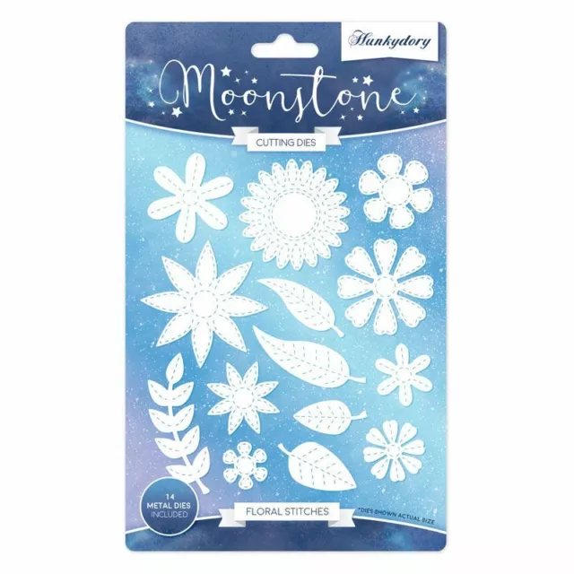 BLUMENSTICHE & Schatten stirbt Hunkydory Moonstone MSTONE4867 146 stirbt 3