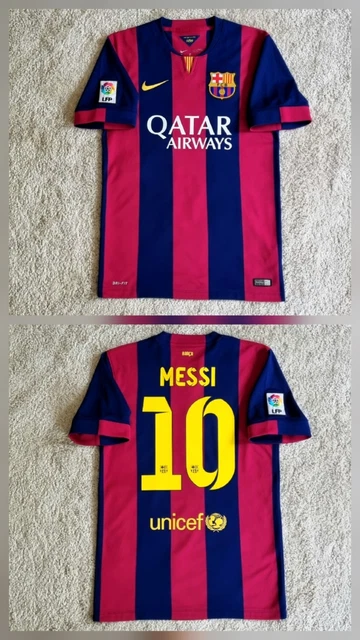 FC BARCELONA 2014/15. Talla S. MESSI CHAMPIONS ORIGINAL HISTÓRICA