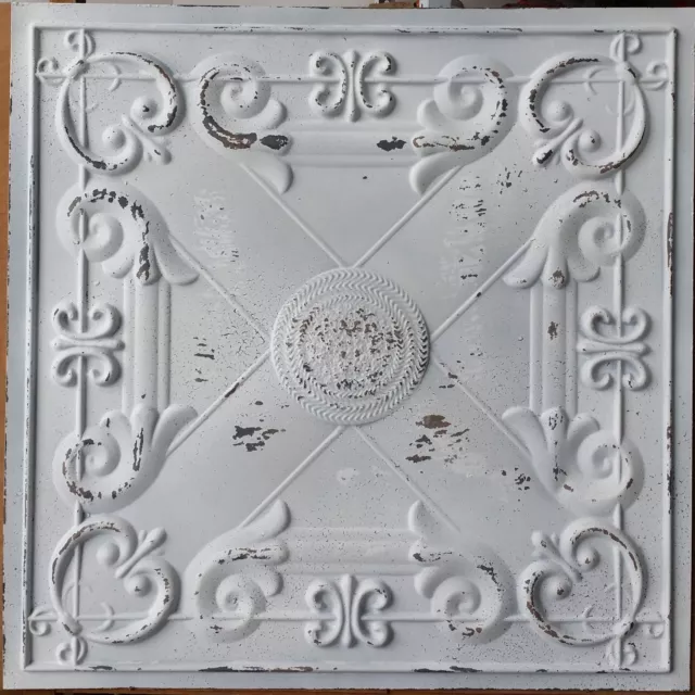 Decorative Ceiling tile false tin distress crack bar wall panels PL22 10pcs/lot
