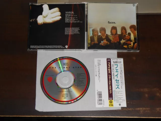 FACES First Step CD Japan 10 tracks Warner Bros WPCP-4036 obi