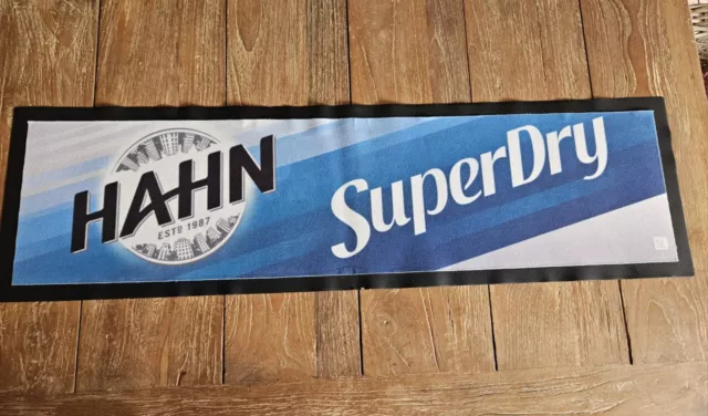 Hahn Superdry Bar Mat Runner Rubber Backed