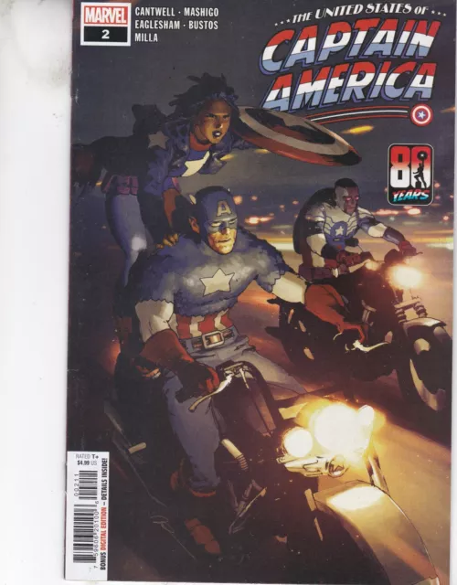 Marvel Comics United States Of Captain America #2 Sept 2021 Same Day Dispatch