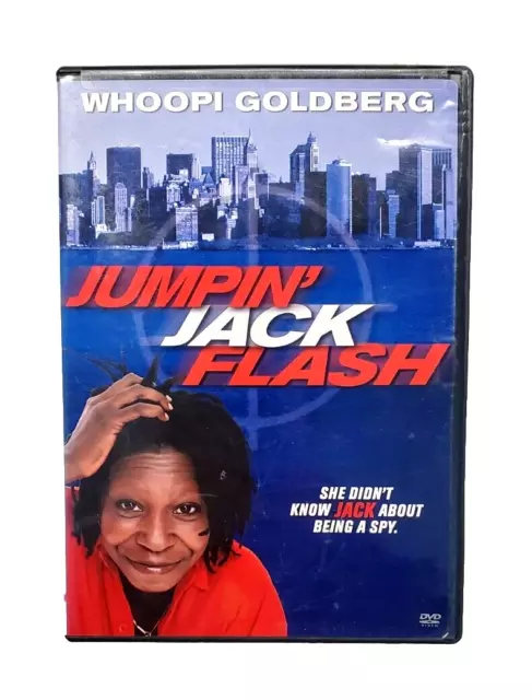 Jumpin Jack Flash (DVD, 1986) Whoopi Goldberg