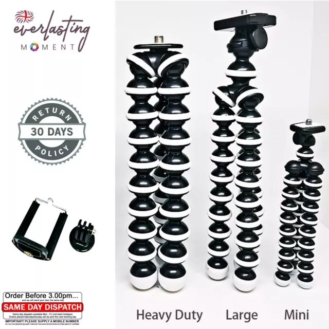 Mini Heavy Duty Super Large Flexible Gorillapod Octopus Tripod Smartphone GoPro