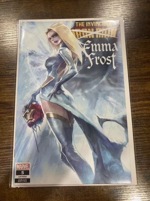 Invincible Iron Man #5 * Nm+ * Ivan Tao White Queen Emma Frost Variant Ltd 555