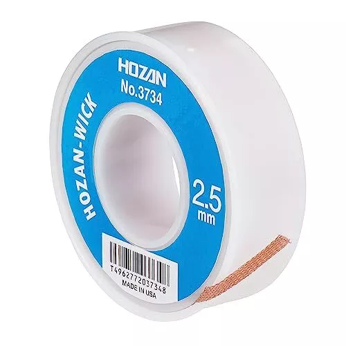 HOZAN Solder Wick Width 2.5mm Total Length 15m NO.3734
