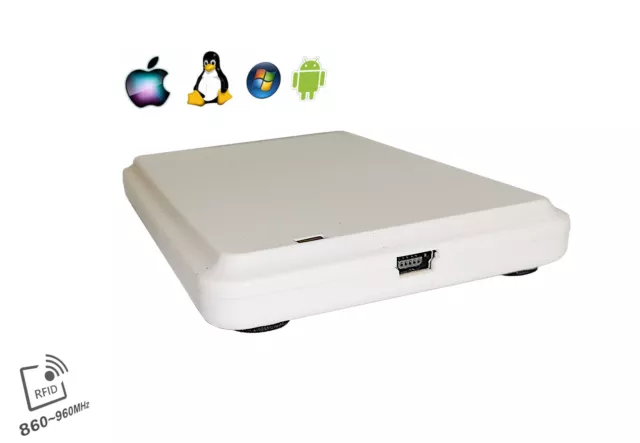 UHF RFID Reader&Writer supporting ISO18000-6B/6C (EPC C1G2) EU&US, WIN/iOS/Linux