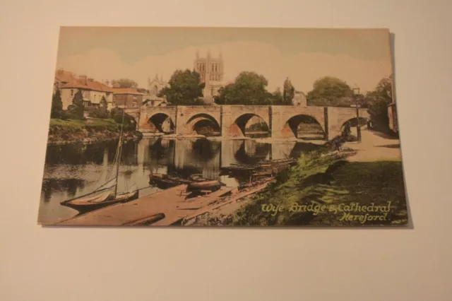 Wye Bridge and Cathedral, Hereford