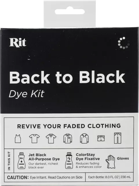 Rit Back To Black Dye Kit | FAST FREE SHIPPING | BRAND NEW | AU