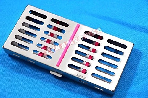 German Stainless Dental Autoclave Sterilization Cassette Rack Box...