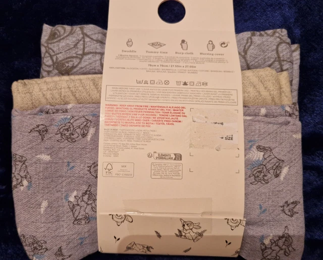 Lot De 3 Langes Pour Bébé Pan Pan 2