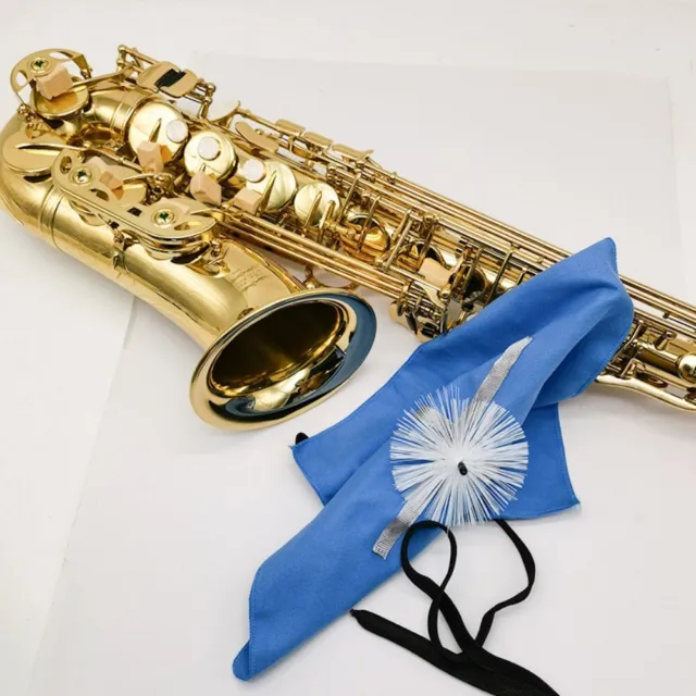 Bâton de Nettoyage Absorbant pour Saxophone Alto Brosse de