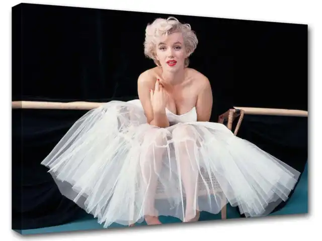 ✨ Quadro Marilyn Monroe ballerina con tutù abito da balletto stampa su tela m