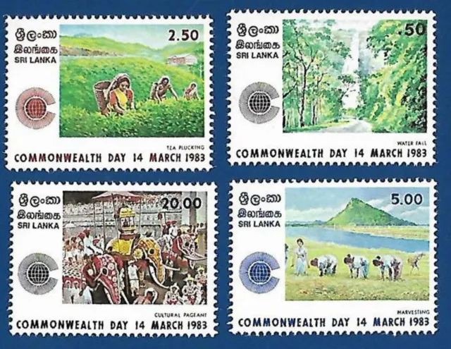 Sri Lanka Mnh 1983 Commonwealth Day