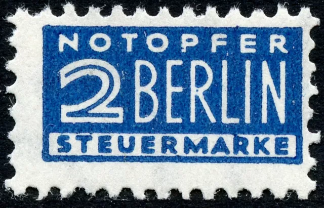 Notopfer Berlin Mi.-Nr. 2 CV **, postfrisch, bestimmt durch Herrn Harlos!