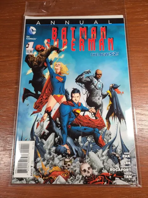 Batman Superman Annual #1 (New 52 DC Comics 2014) 1st Print Direct Sales NM/ M