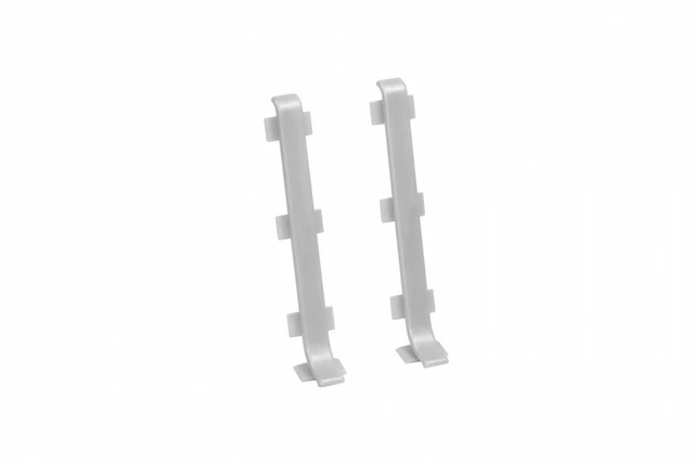 Cezar Joiner Trim for Aluminum Skirting, 3-1/8" H, Silver Matte Color, Set of 2