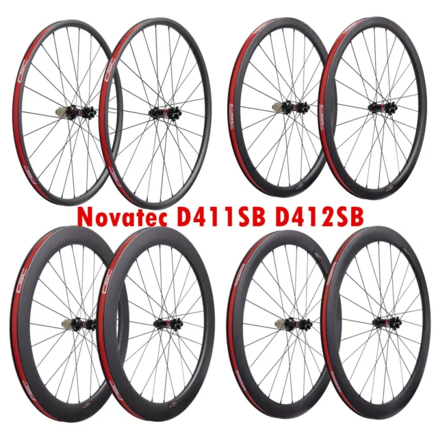 Carbon Disc Wheel 700C Cyclocross Bike Wheel with D411SB D412SB Hub CN424 Spokes