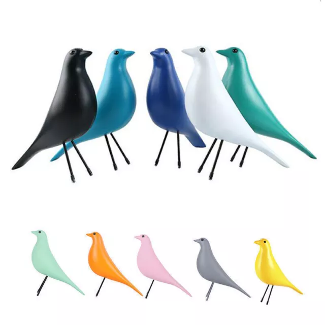 Retro Eames House Bird Pigeon Dove Desk Ornament Resin Home Office Decor