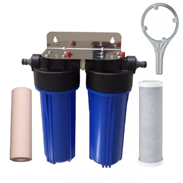 Caravan Water Filter Camp Outdoor Boat | 5uM Spun + 5uM Carbon Filters CVL-S5C5