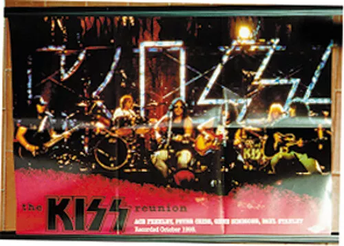 KISS POSTER - KISS MTV UNPLUGGED - PROMO - FOLDED -40x60- AUSTRALIA 96 - V121438