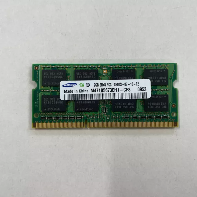 Genuine Samsung 2GB DDR3 RAM PC3-8500S 1066MHz non-ECC Memory M471B5673EH1-CF8