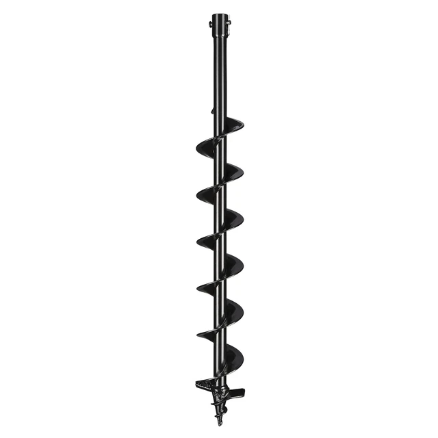 4" Earth Auger Bit Fence Post Hole Digger Drill Bit for Gardening DIY Projects