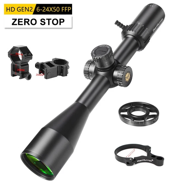 WESTHUNTER HD GEN2 6-24x50 FFP ZS Zielfernrohr Taktik Erste Brennebene ...