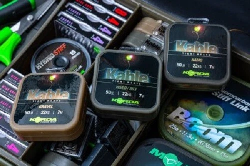 Korda Kable Tight Weave Tough Leadcore Leader 50 Pfund 7m Spule *NEU* Karpfenangeln