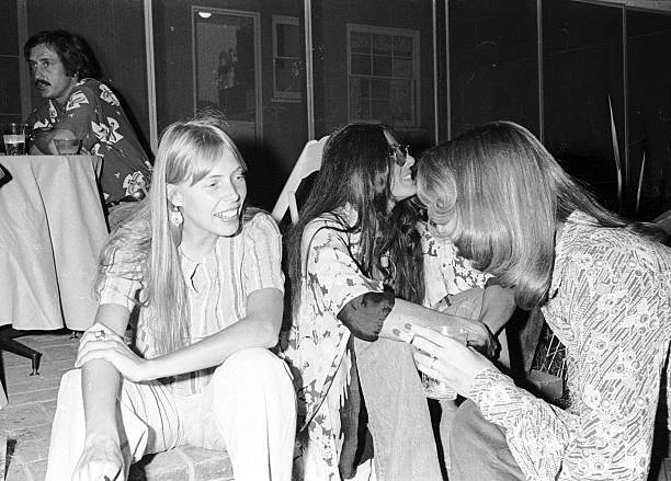 Joni Mitchell Musician Singer Band Group 1960s 1970s Old Music Photo 11