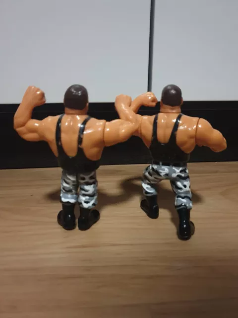 WWF Hasbro Figur The Bushwhackers Tack Team Butch Luke WWE  WCW 1992 2