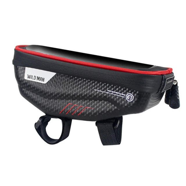 WILD MAN-E1 Oberrohrtasche Universal Front Beam Aufbewahrungstasche mit großem