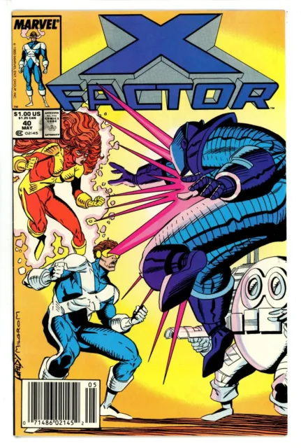 X-Factor Vol 1 #40 Newsstand Marvel (1989)