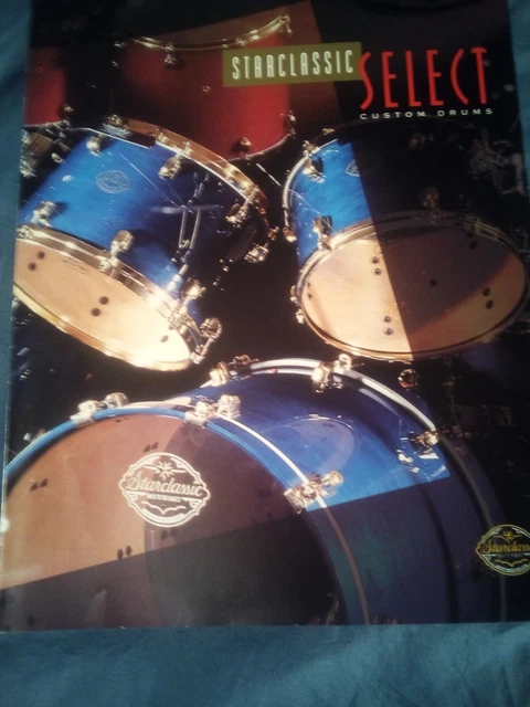 TAMA Starclassic Select Custom Drums Advertising Brochure; Excellent Condition