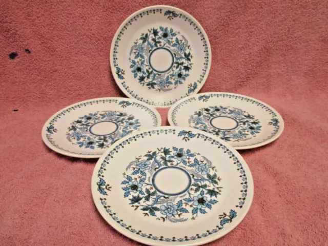 Noritake Progression Blue Moon Bread and Butter Plates 6 3/8" Japan Exc Set 4