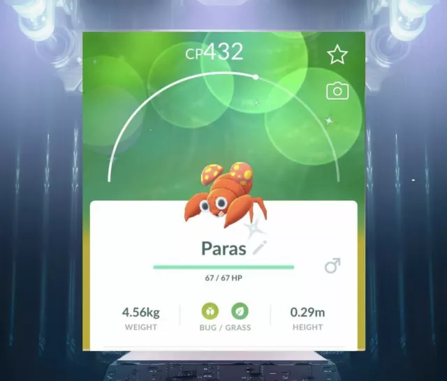 Pokémon Go  Shiny Paras ~UNREGISTERED  OK～reliable service