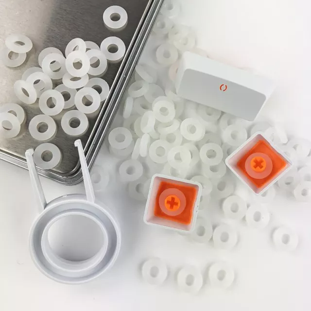 120pcs Keycaps O Ring Seal Sound Dampeners For Merchanical Keyboard MX SwitHO