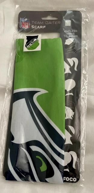 Seattle Seahawks Gaiter Scarf Face Mask EY1678287 New In Package