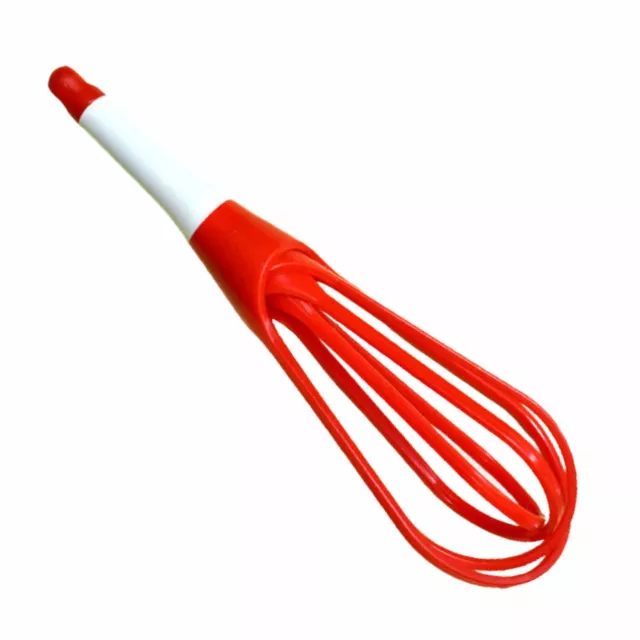 Zusammenklappbarer 2-in-1 Ballon/Flachschnee Silikon Whisk Saucen Eier Mixer Werkzeuge